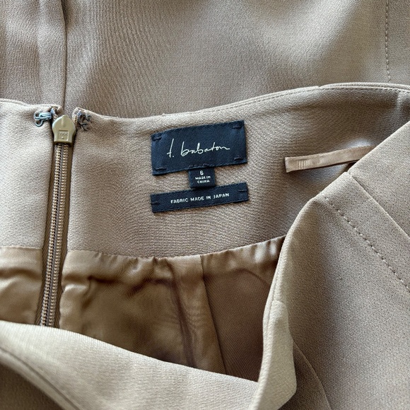 NWT Aritzia Pencil Skirt | Camel | Size 6 - Picture 6 of 9